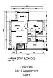 Blk 16 Cantonment Towers (Bukit Merah), HDB 4 Rooms #488440601